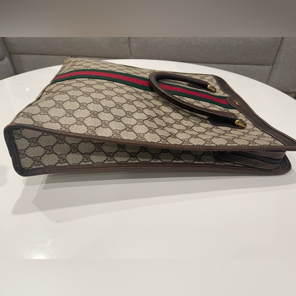 Gucci GG Supreme Monogram Web Tote - Picture 7 of 17